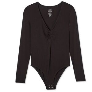 Staple Basic Black Long Sleeve Bodysuit, brand new condition.